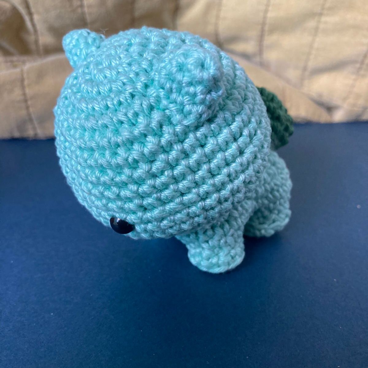 Amigurumi Beulbasaur de Crochê - Encantador e Feito à Mão