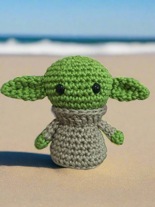 Amigurumi do Baby Yoda: Boneco de Crochê Feito à Mão Inspirado em Star Wars